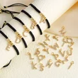 AS jewelry European and American new black bracelet 26 English letters pendant bracelet hand jewelry bra13