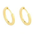 Korean version of the glossy heart earrings INS minimalist geometric oval ring female earrings earrings gold-plated retro earrings erw06