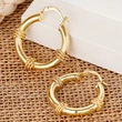 Manufacturers wholesale new Maillard style earrings metal braided creative accessories niche magazine style jewelry