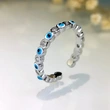   Internet celebrity hot-selling ring female open adjustable oil drop ring personality niche jewelry