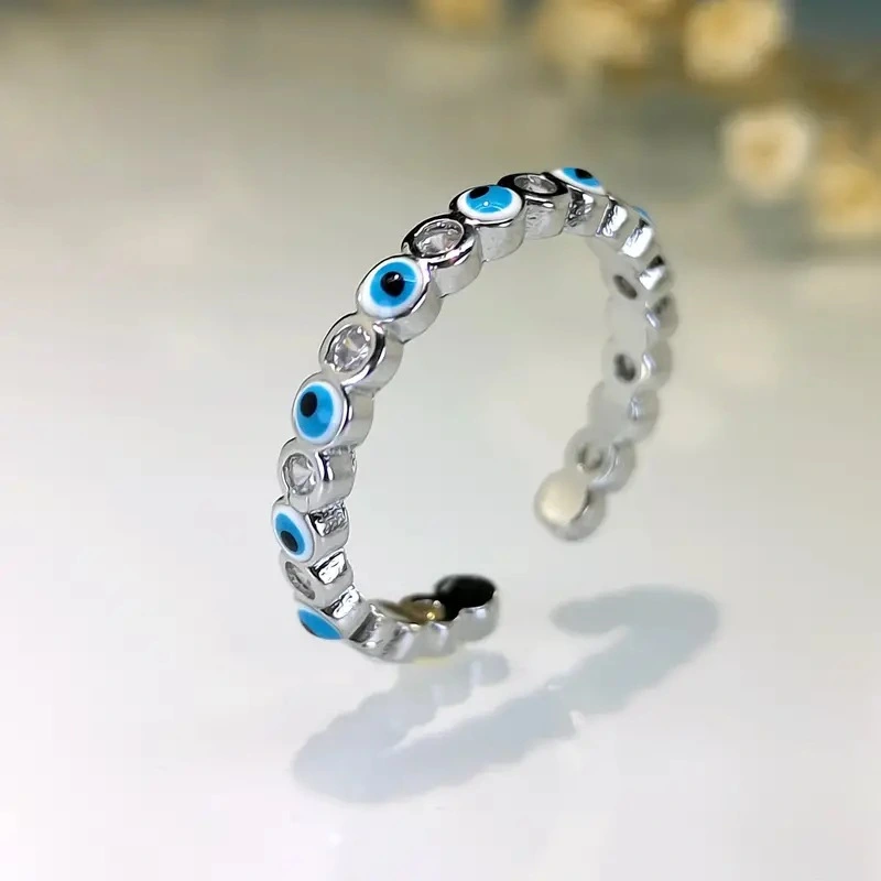   Internet celebrity hot-selling ring female open adjustable oil drop ring personality niche jewelry