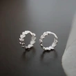   Commuter leaf earrings for women, simple accessories for daily wear, fresh and rustic style earrings