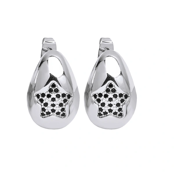 Hot selling water drop earrings for women gold-plated love cross butterfly earrings earrings jewelry erz77