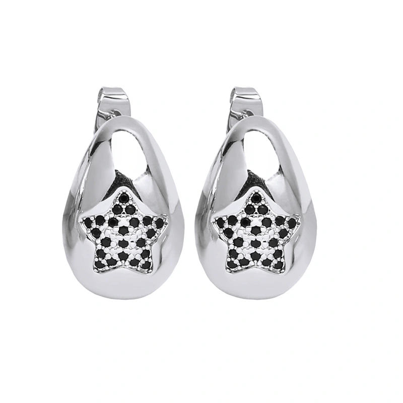 Hot selling water drop earrings for women gold-plated love cross butterfly earrings earrings jewelry erz77