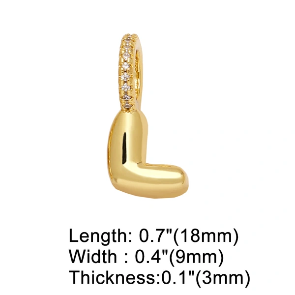 AS jewelry 26 letters pendant bracelet female gold-plated love hand jewelry bracelet brc19