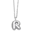 European and American hot-selling jewelry 26 English letters pendant necklace hip-hop smooth gold-plated clavicle chain nkp13