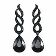 AS jewelry European and American wedding earrings women's inlaid crystal color water drop earrings wholesale erg84
