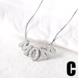 AS jewelry new English letter mom Mother's Day necklace clavicle chain female nkb109