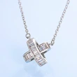 New Fashion Letter X Pendant Necklace Women's European and American Letter Necklace Accessories Wholesale