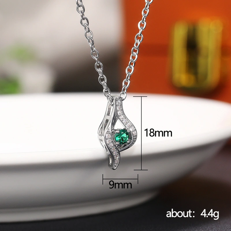 2022 Summer New Arrival Necklace Heart You High-end Necklace Women's Fashion Multi-color Pendant Necklace