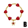 AS jewelry European and American red love star cherry pendant bracelet beaded hand jewelry brj06 bracelet