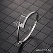 Source manufacturer's popular bracelet for women, simple personality niche jewelry, geometric lines, chic style, everyday style