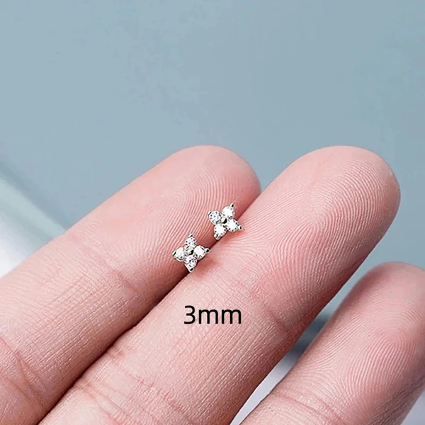 2024 new trend earrings for women Korean style mini flower earrings small earrings for sleeping