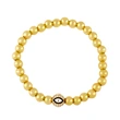 Clearance jewelry 18K gold plated devil eye bracelet European and American flower heart bracelet hand jewelry bre33