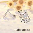  Sweet and exquisite deer earrings Christmas fashion festival earrings Korean style new simple cute earrings