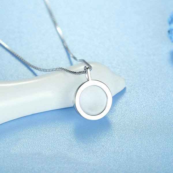 Live hot selling light luxury niche deer antler pendant necklace imitation moonstone one deer with you sweater chain