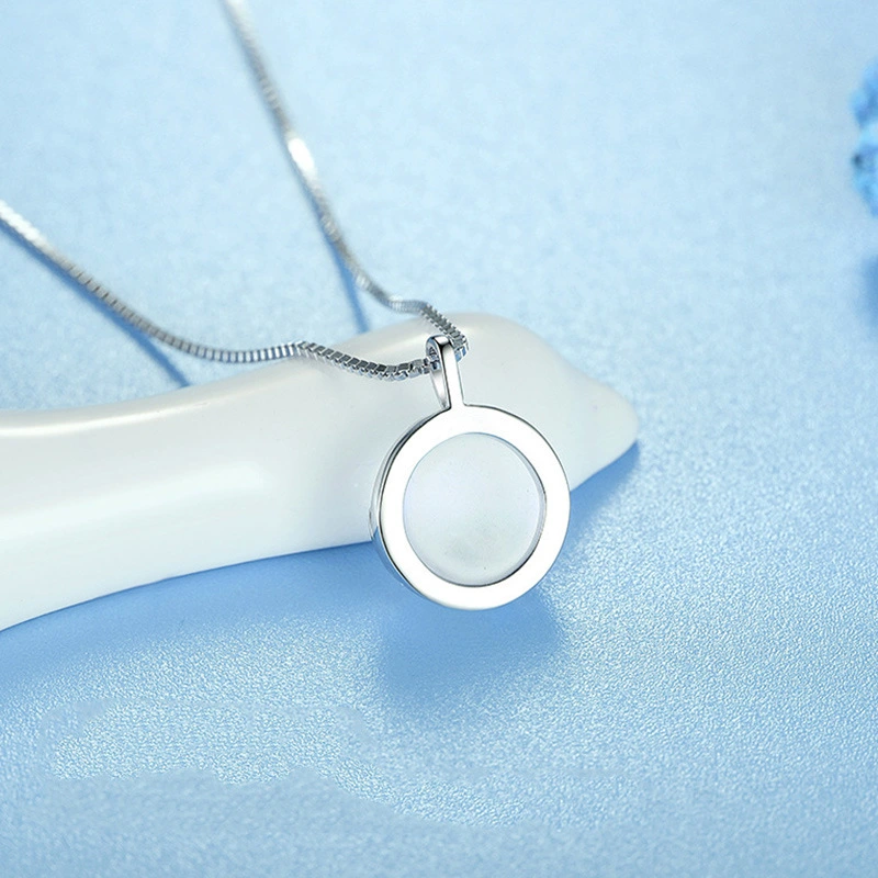 Live hot selling light luxury niche deer antler pendant necklace imitation moonstone one deer with you sweater chain