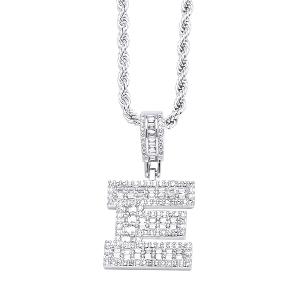 Clearance jewelry hot sale square 26 English letters pendant gold-plated necklace clavicle chain female nkb369