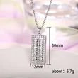 Fashionable and versatile new jewelry full of diamonds Lucky abacus pendant sweater chain personalized necklace wholesale