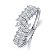 Niche design, high-end fashion, versatile index finger ring, copper-plated wheat ear ring, female ring