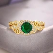  Palace Hong Kong style light luxury lady ring female elegant temperament retro ring popular hot selling