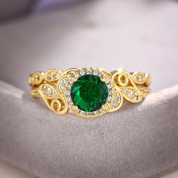  Palace Hong Kong style light luxury lady ring female elegant temperament retro ring popular hot selling