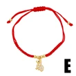 European and American hot-selling red string animal bracelet fashionable simple bird whale gold-plated bracelet bracelet female brm15