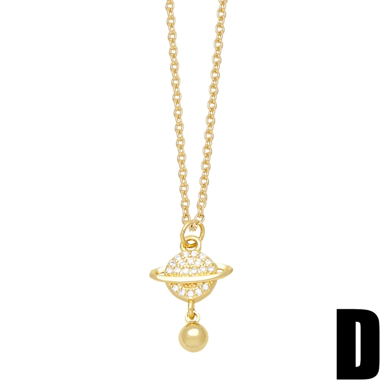 European and American fashion simple moon heart necklace female trendy temperament small fresh bird pendant clavicle chain nkn80