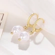   Special-shaped imitation pearl earrings for women, fashionable and elegant daily wear, ladies' jewelry