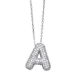 New hot selling 26 letters pendant necklace female hip hop inlaid with zircon gold-plated clavicle chain nkp22
