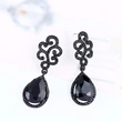AS jewelry inlaid crystal water drop bridal earrings female simple fashion earring accessories erj07