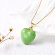 AS jewelry new gold-plated love heart oil drop pendant necklace clavicle chain nkb111 necklace