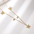Live new product recommendation: fairy-style butterfly zircon necklace for women, sweet and versatile clavicle necklace