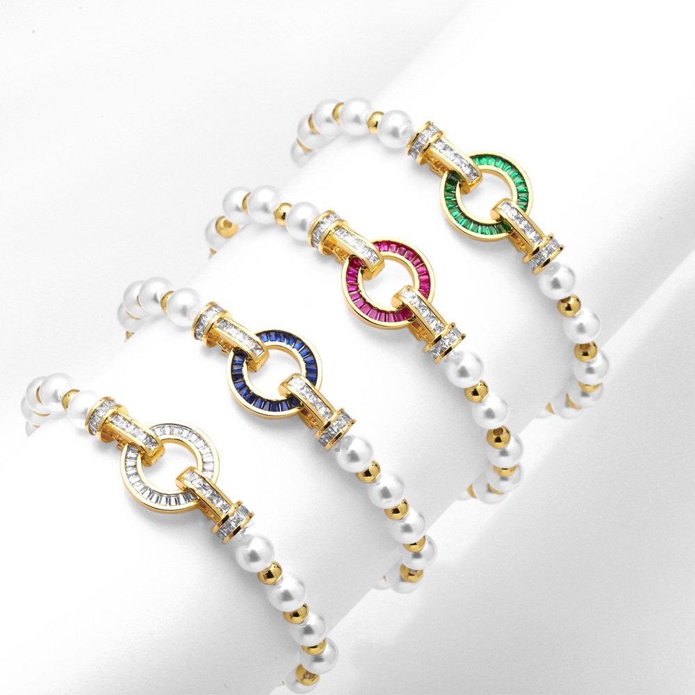 Clearance European and American jewelry style pearl bracelet female temperament beaded bracelet couple girlfriends hand jewelry brk62