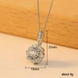 2022 new jewelry French trend flower zircon necklace sweater chain autumn and winter necklace clavicle accessories