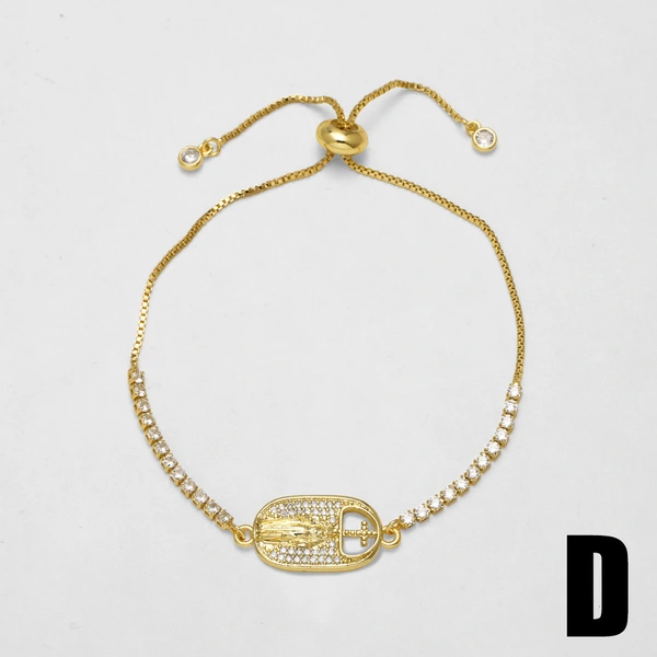 AS jewelry European and American Virgin Mary bracelet red hand-woven adjustable bracelet brk89 bracelet