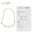 AS jewelry hot selling cross pendant necklace copper plated real gold bracelet bracelet necklace nky66