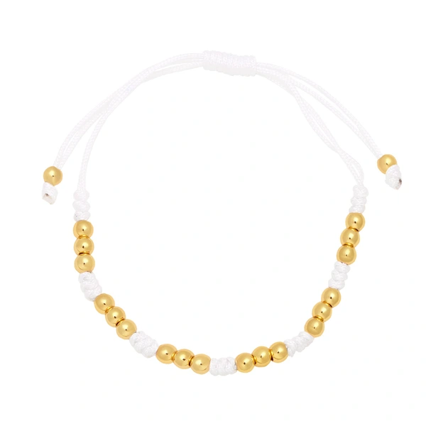 Hot selling Bohemian style hand-woven beaded bracelet with adjustable pull-out simple bracelet brj23