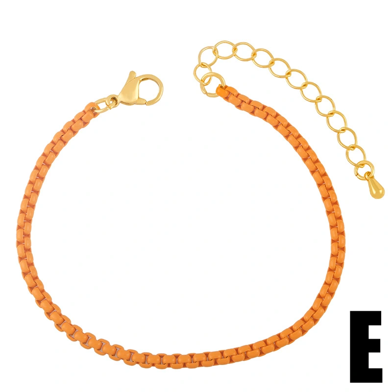 European and American creative fashion jewelry Bohemian style colorful oil drop bracelet personality color hand jewelry brd85