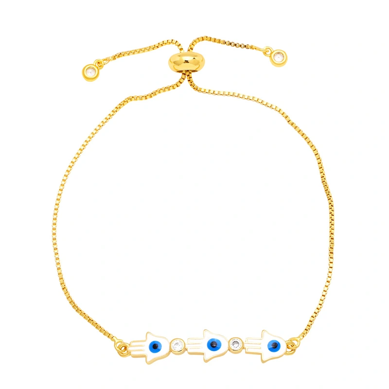 Clearance hot selling hand jewelry personality multi-color oil drop Fatima hand bracelet style fashion bracelet brk13