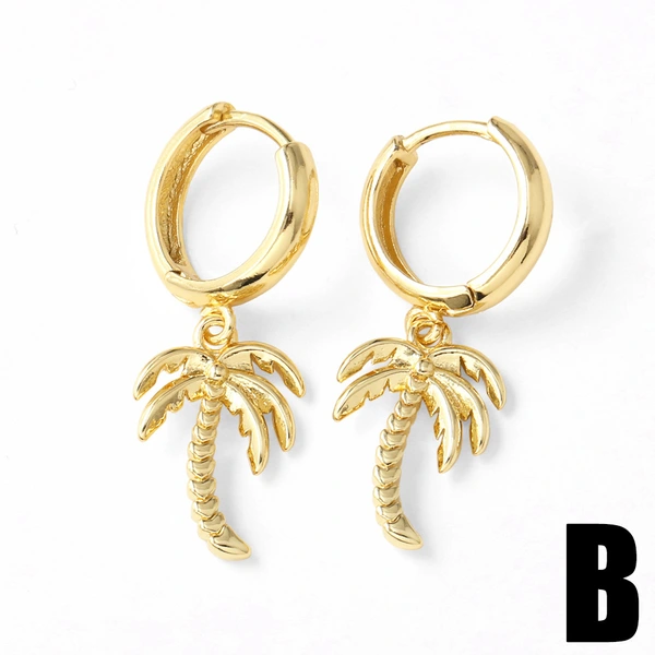 AS jewelry Europe and the United States hot selling ocean style fishtail turtle conch pendant earrings earrings female ers33 ring