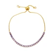 Hot selling zircon bracelet bracelet adjustable pull-out micro-inlaid colored zircon bracelet female brk41