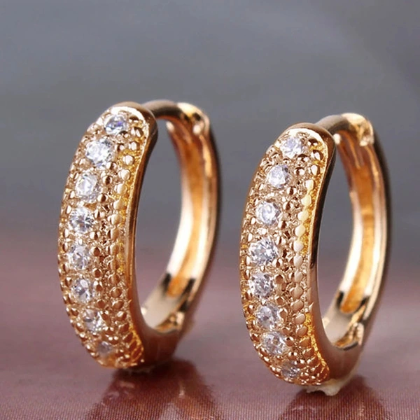 Men's trendy high-end cool earrings classic minimalist ear bone hoop small earrings popular online earrings