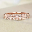 Korean style super shiny multi-layer ring Pinxixi new three-layer thin circle line designer style jewelry