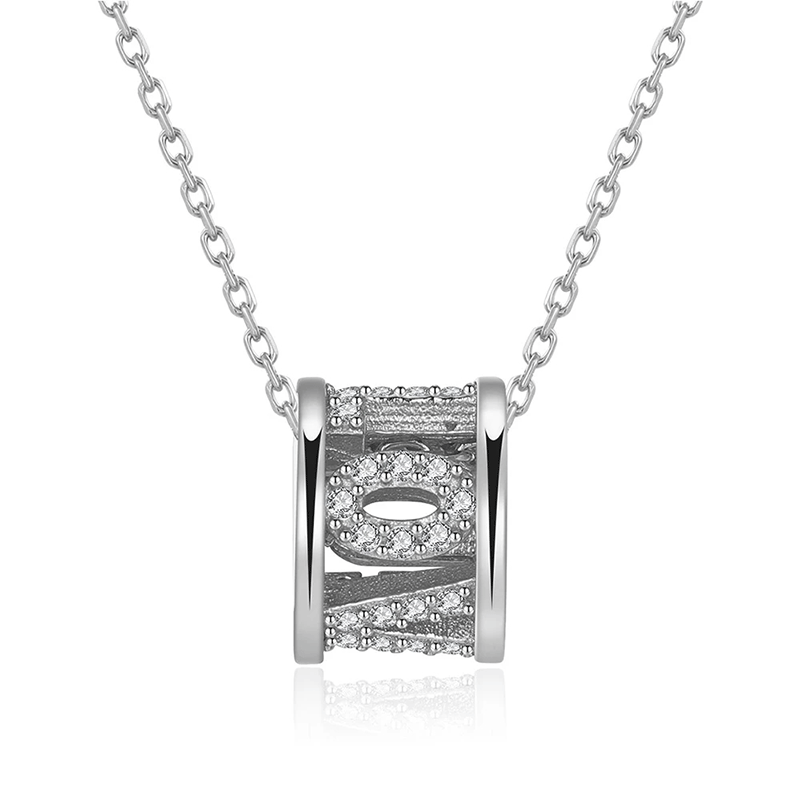 2022 Summer New Style Hollow Waist Love Women's Necklace Irregular Round Clavicle Chain