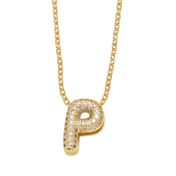 AS jewelry Europe and the United States hot selling full zircon 26 English letters necklace clavicle chain nkb596necklace