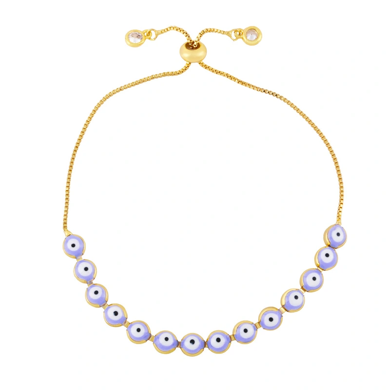 Hot selling Bohemian retro evil eye bracelet female adjustable ethnic style hand jewelry bre71