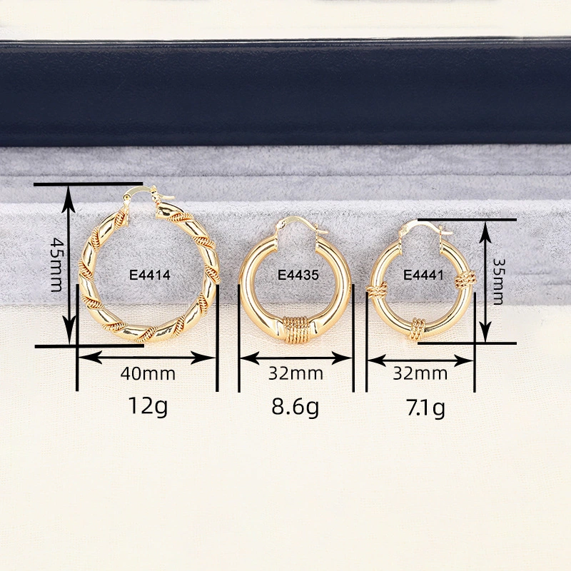 Hot-selling new designs in Europe, America and the Middle East, geometric high-end luxury accessories, niche hoop earrings