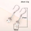 New earrings exquisite and elegant imitation pearl long earrings for women wedding bridal earrings for women