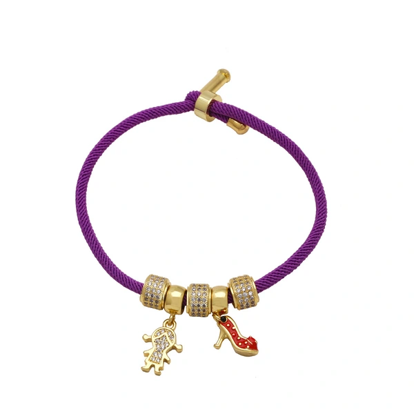 Clearance jewelry new love girl pendant bracelet gold-plated oil-dripped zircon LOVE bracelet brg80